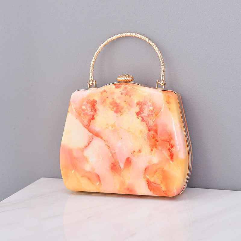 Fashion Simple Ladies Marble Crossbody Bag