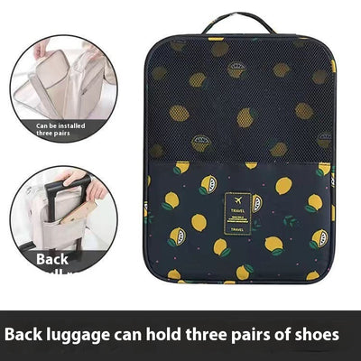 Travel Storage Three-layer Shoe Bag Thickened Oxford Cloth Shoe Bag