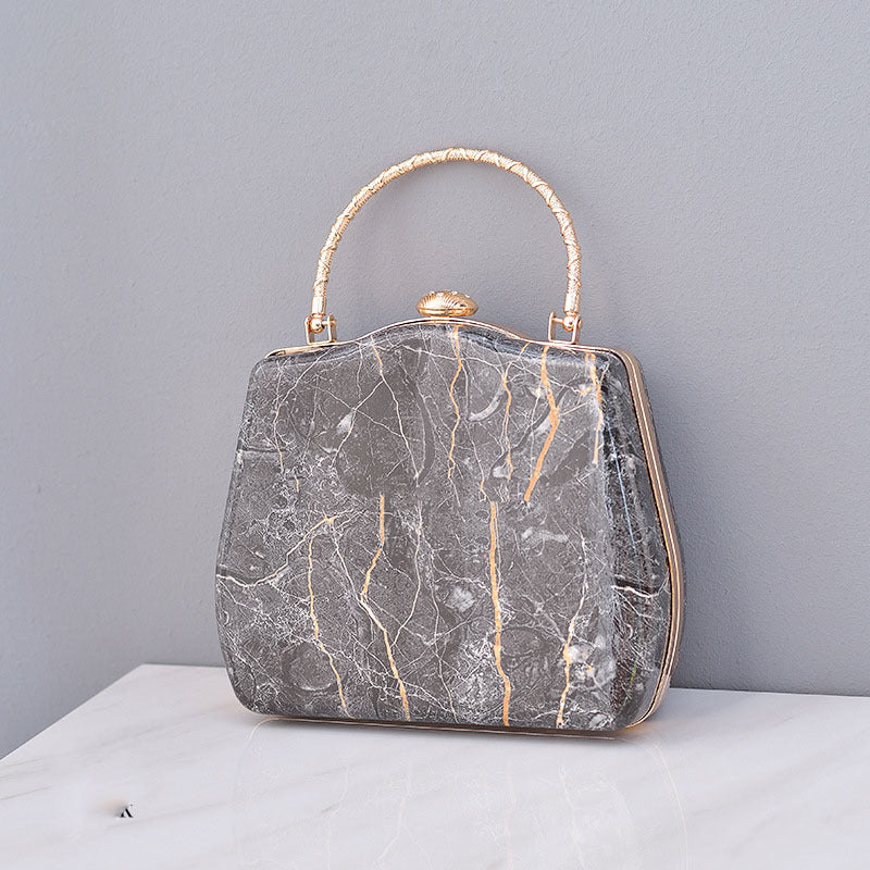 Fashion Simple Ladies Marble Crossbody Bag